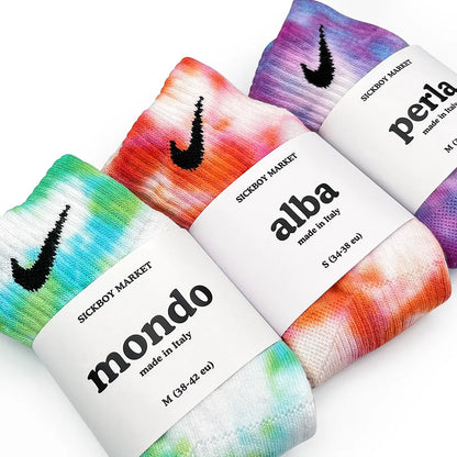 Crayon Pack - Set 3 Calzini Nike Tie Dye Caviglia