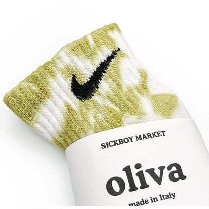 Oliva - Calzini Nike Tie Dye Caviglia 'Special Edition'