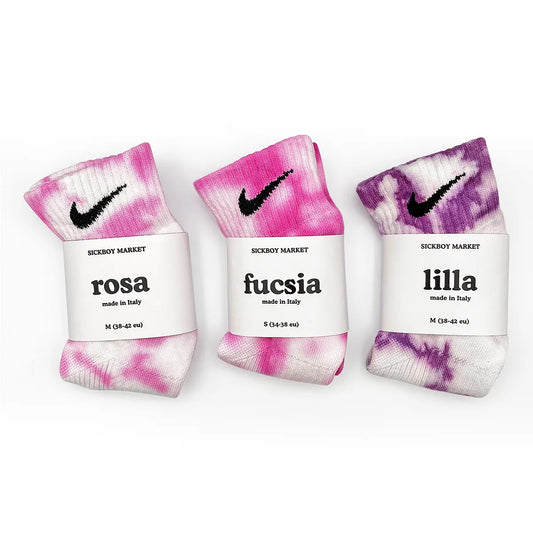 Pink Pack - Set 3 Calzini Nike Tie Dye Caviglia