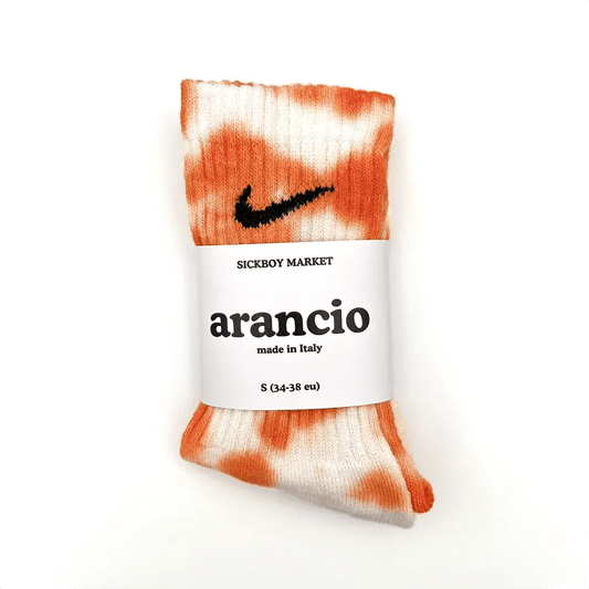 Arancio - Calzini Nike Tie Dye Polpaccio - SICKBOY MARKET