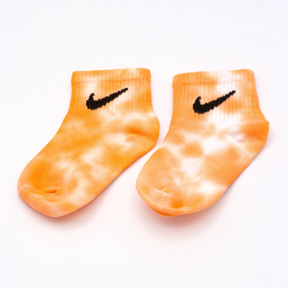 Arancio - Calzini Nike Tie Dye Bimbo