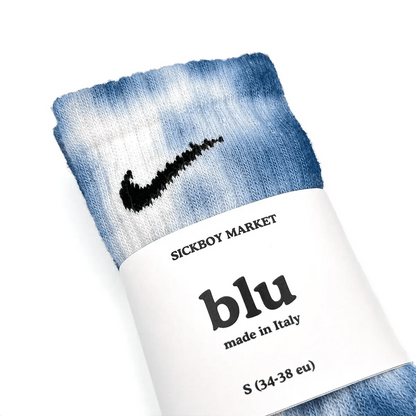 Blu - Calzini Nike Tie Dye Polpaccio - SICKBOY MARKET