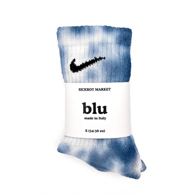 Blu - Calzini Nike Tie Dye Polpaccio