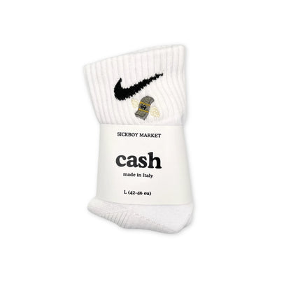 Cash - Calzini Nike Ricamati Caviglia