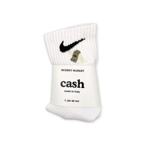 Cash - Calzini Nike Ricamati Caviglia