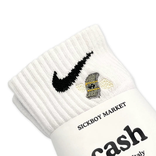 Cash - Calzini Nike Ricamati Caviglia