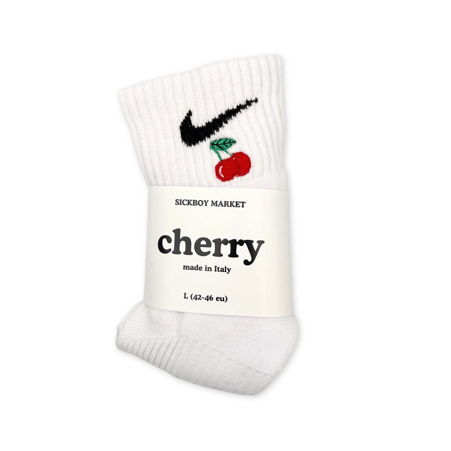 Cherry - Calzini Nike Ricamati Caviglia