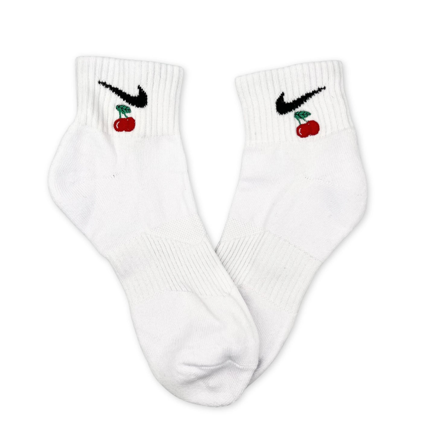 Cherry - Calzini Nike Ricamati Caviglia