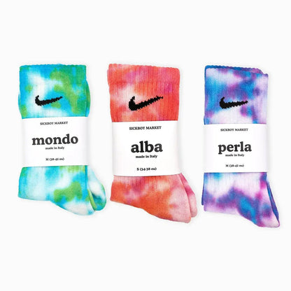 Crayon Pack - Set 3 Calzini Nike Tie Dye - SICKBOY MARKET