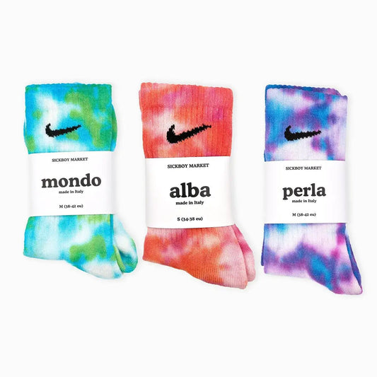 Crayon Pack - Set 3 Calzini Nike Tie Dye - SICKBOY MARKET