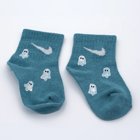 Fantasma - Calzini Nike Bebè Dipinti a Mano - SICKBOY MARKET