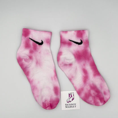 Fucsia - Calzini Nike Tie Dye Caviglia - SICKBOY MARKET