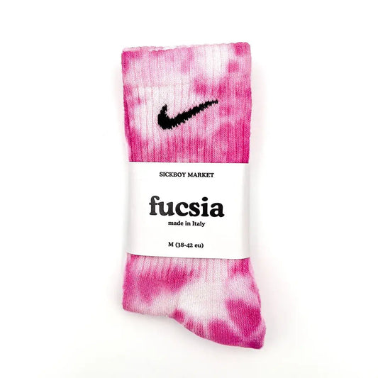 Fucsia - Calzini Nike Tie Dye Polpaccio - SICKBOY MARKET