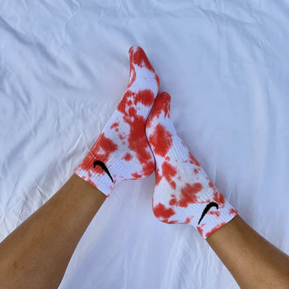 SICKBOY MARKET 'Fire' - Chaussettes Nike Tie Dye fabriquées en Italie
