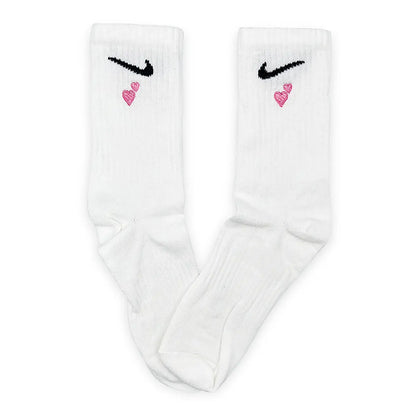 Heart - Calzini Nike Ricamati