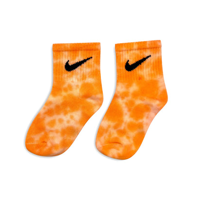 Arancio - Calzini Nike Tie Dye Bimbo