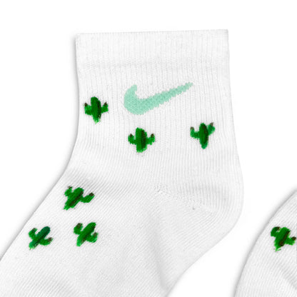 Cactus - Calzini Nike Bimbo Dipinti a Mano