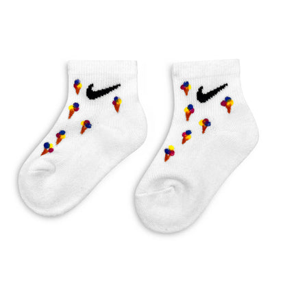 Gelato - Calzini Nike Bimbo Dipinti a Mano