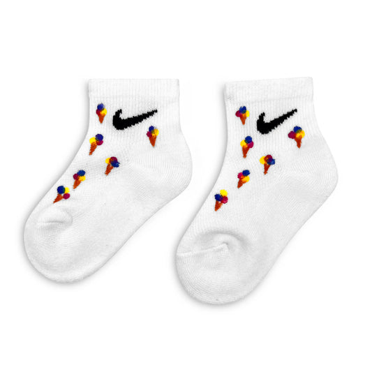 Gelato - Calzini Nike Bimbo Dipinti a Mano