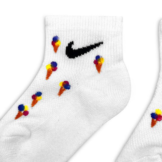 Gelato - Calzini Nike Bimbo Dipinti a Mano