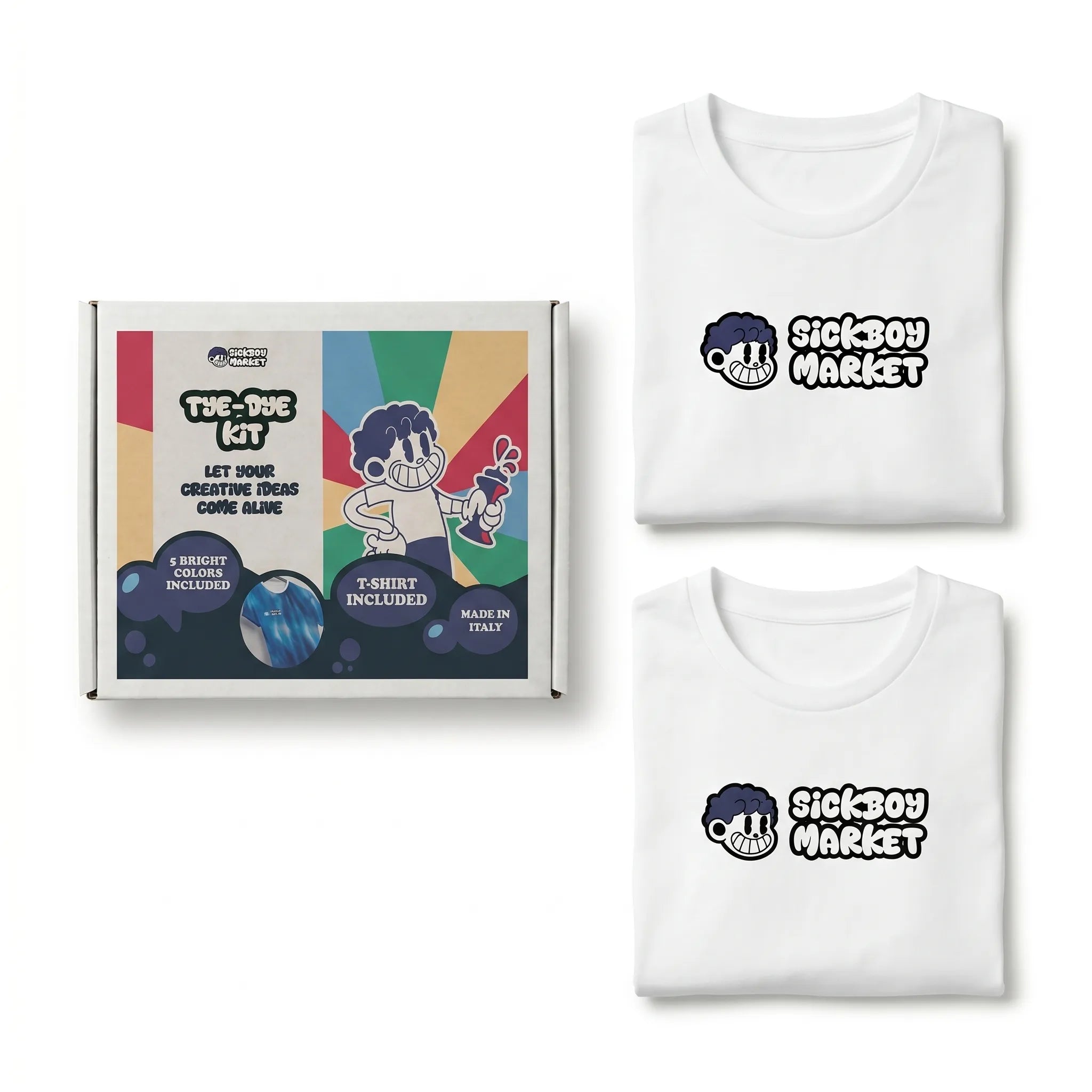 Sickboy Kit Tie‑Dye Maglietta (5 Colori)