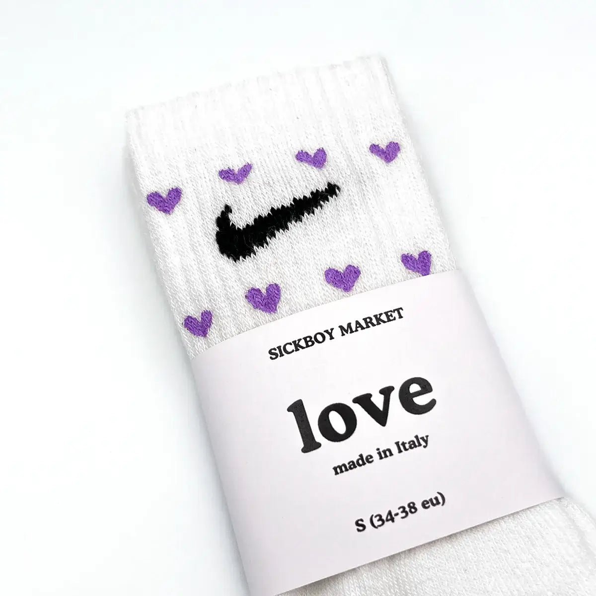 Love - Calzini Nike Dipinti A Mano - SICKBOY MARKET