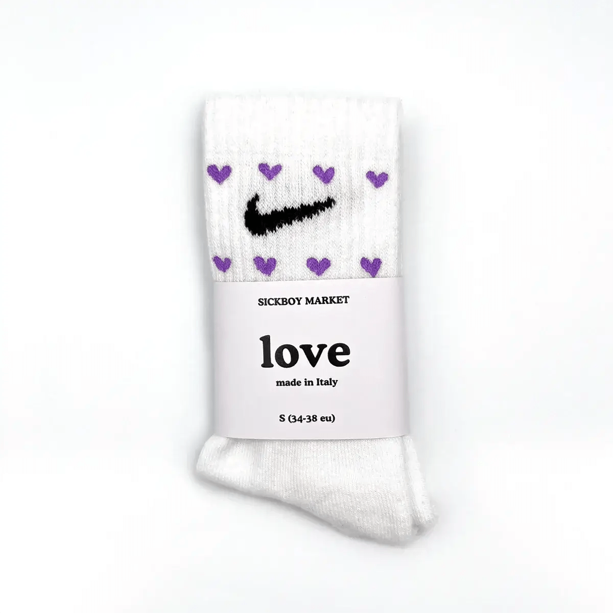 Love - Calzini Nike Dipinti A Mano - SICKBOY MARKET