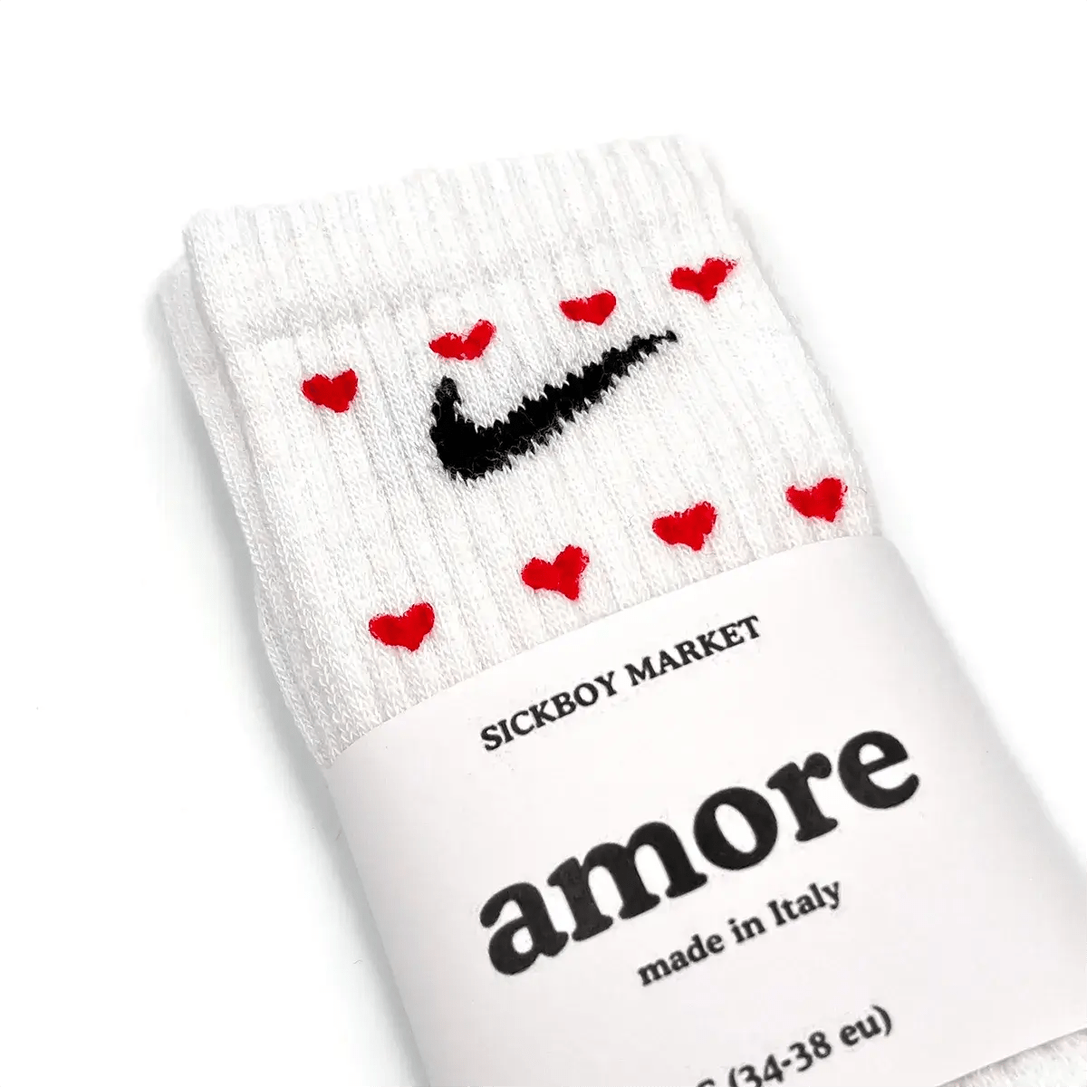 Love Pack - Set 3 Calzini Nike Dipinti A Mano - SICKBOY MARKET