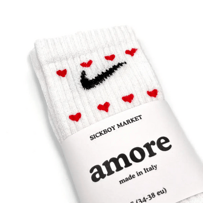 Amore - Calzini Nike Dipinti A Mano
