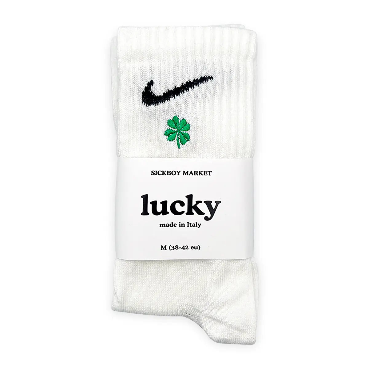Lucky - Calzini Nike Ricamati