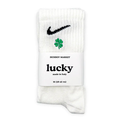 Lucky - Calzini Nike Ricamati
