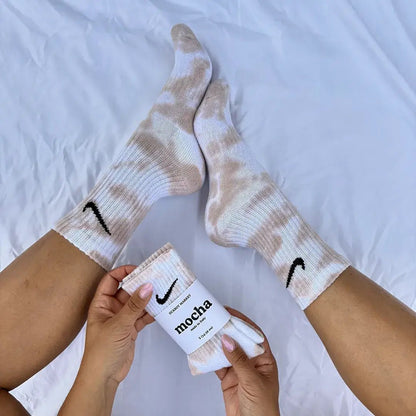 Mocha - Calzini Nike Tie Dye Polpaccio - SICKBOY MARKET