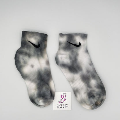 Nero - Calzini Nike Tie Dye Caviglia - SICKBOY MARKET