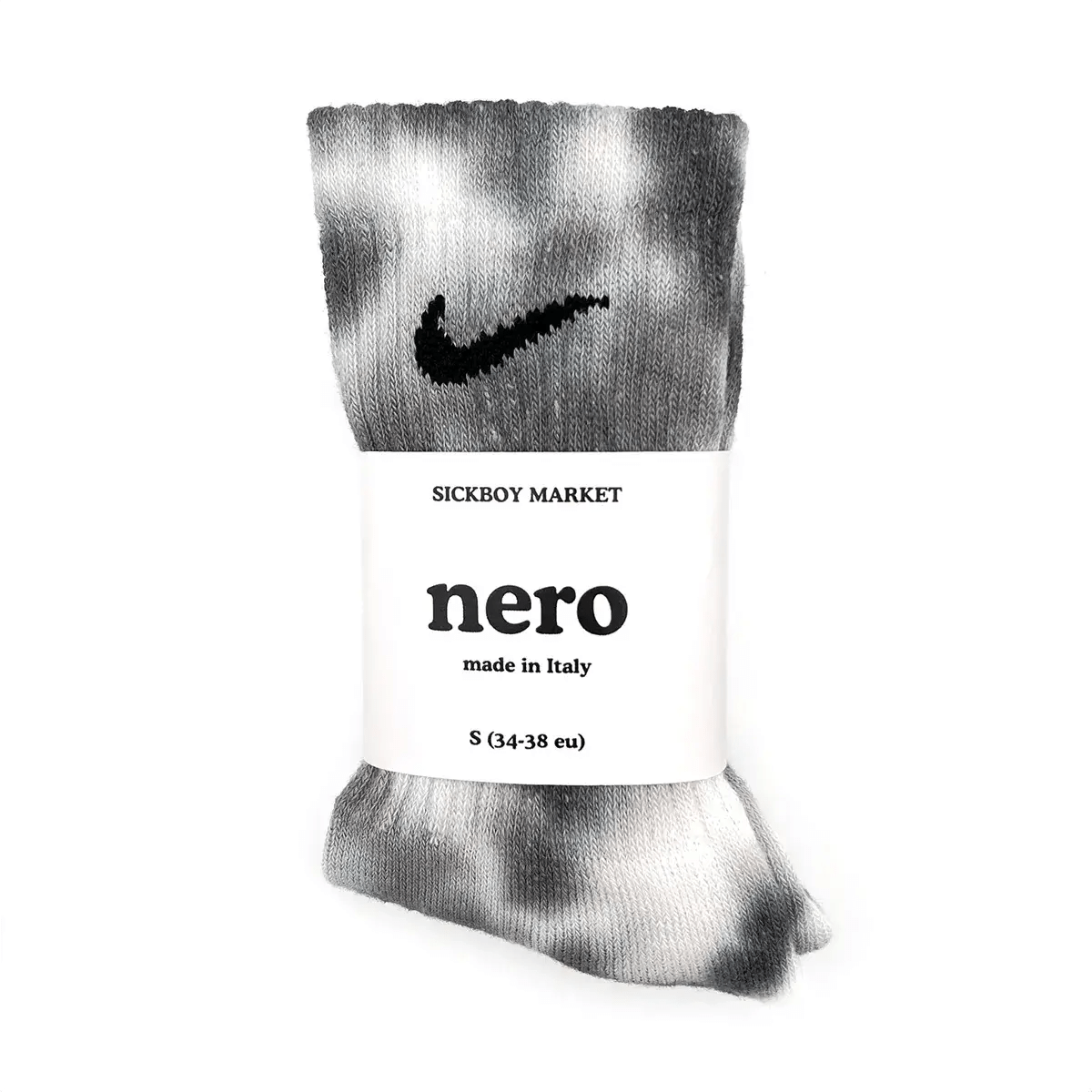 Nero - Calzini Nike Tie Dye Polpaccio - SICKBOY MARKET