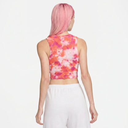 Canotta Aderente Nike Tie Dye - Alba