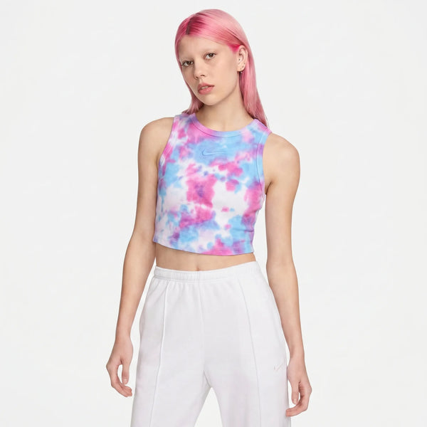 Canotta Aderente Nike Tie Dye - Perla
