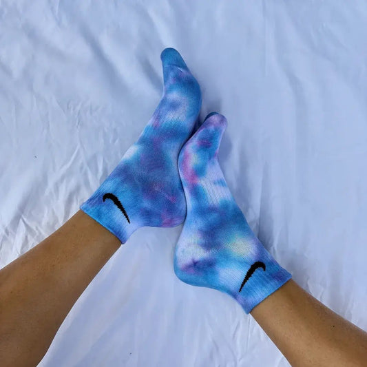 Perla - Calzini Nike Tie Dye Caviglia - SICKBOY MARKET