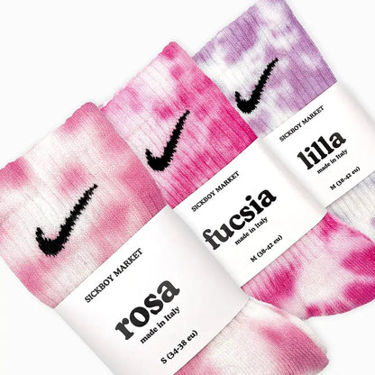 Pink Pack - Set 3 Calzini Nike Tie Dye - SICKBOY MARKET