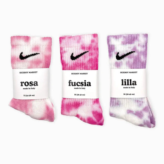 Pink Pack - Set 3 Calzini Nike Tie Dye - SICKBOY MARKET