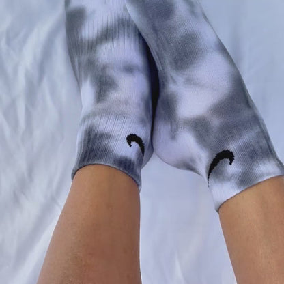 SICKBOY MARKET 'Noir' - Chaussettes Nike Tie Dye fabriquées en Italie