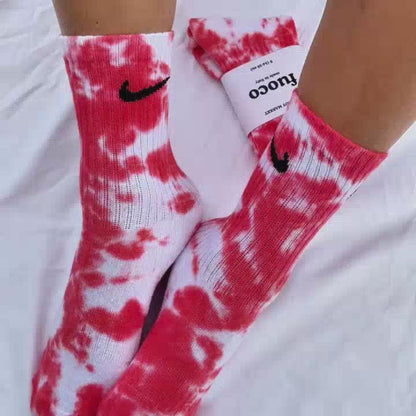 SICKBOY MARKET 'Fire' - Chaussettes Nike Tie Dye fabriquées en Italie