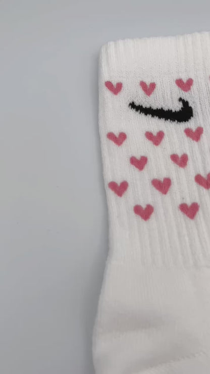 SICKBOY MARKET 'Amore' - Chaussettes Nike peintes à la main et fabriquées en Italie