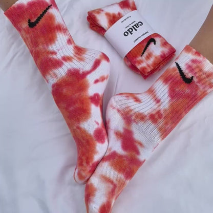 Caldo - Calzini Nike Tie Dye Polpaccio