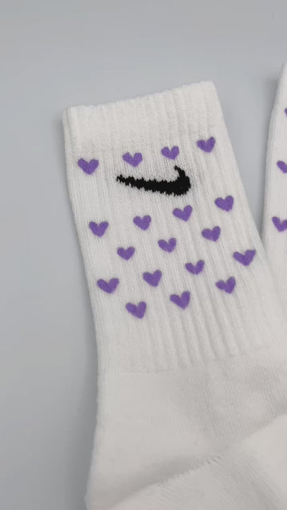 Love - Calzini Nike Dipinti A Mano