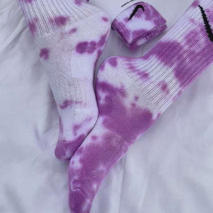 Lilla - Calzini Nike Tie Dye Polpaccio
