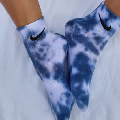 SICKBOY MARKET 'Bleu' - Chaussettes Nike Tie Dye fabriquées en Italie