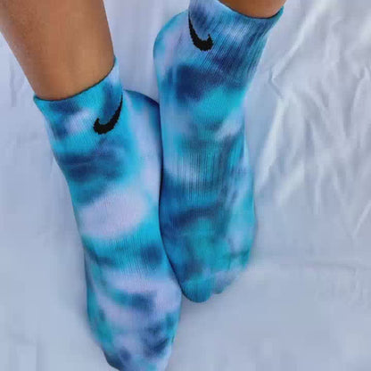 SICKBOY MARKET 'Sea' - Chaussettes Nike Tie Dye fabriquées en Italie