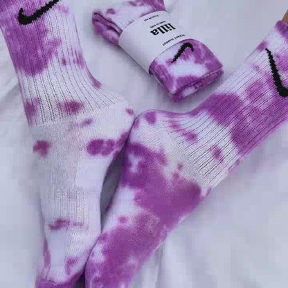 SICKBOY MARKET 'Alba' - Chaussettes Nike Tie Dye fabriquées en Italie