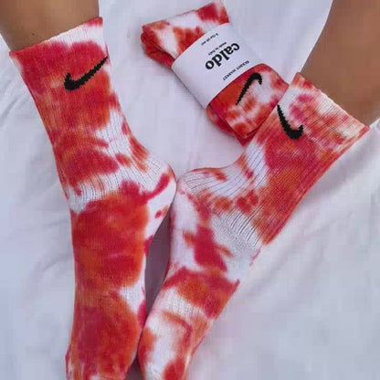 Caldo - Calzini Nike Tie Dye Polpaccio