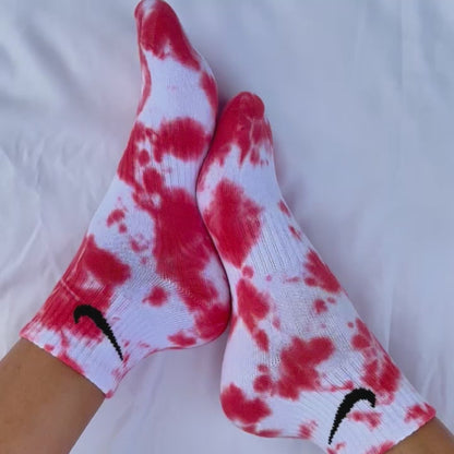 SICKBOY MARKET 'Fire' - Chaussettes Nike Tie Dye fabriquées en Italie